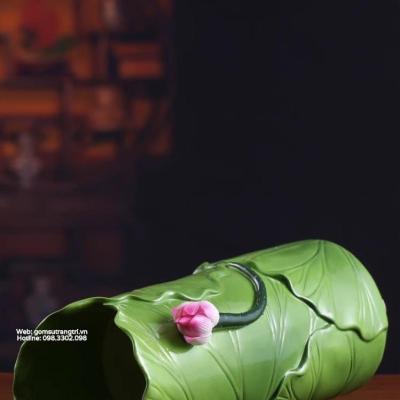 ỐNG ĐỰNG NHANG LÁ SEN